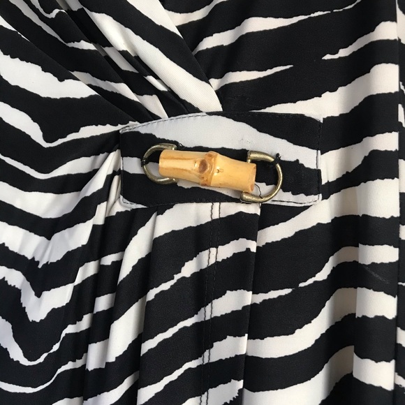 ZEBRA PRINT DRESS ~ LAURA PETITES - Picture 3 of 4